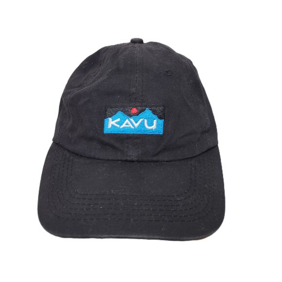 Kavu‎ No Comb Required Strapback Hat Adjustable Black - Picture 1 of 7